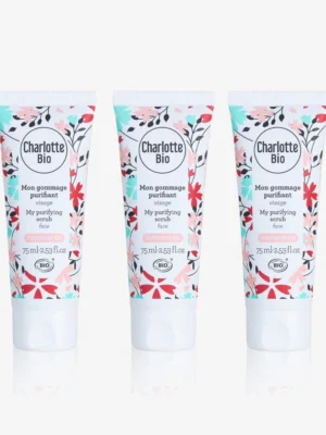 Mon gommage visage BIO – Exfoliant & Coup d’éclat